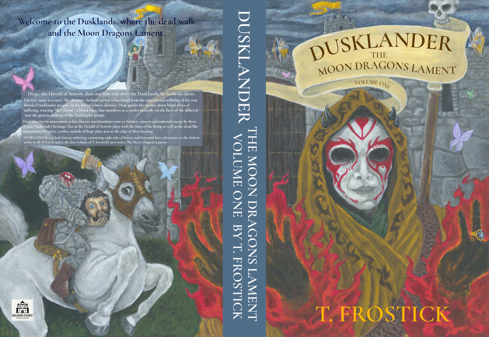 Dusklander: The Moon Dragons Lament Volume One cover by T. Frostick